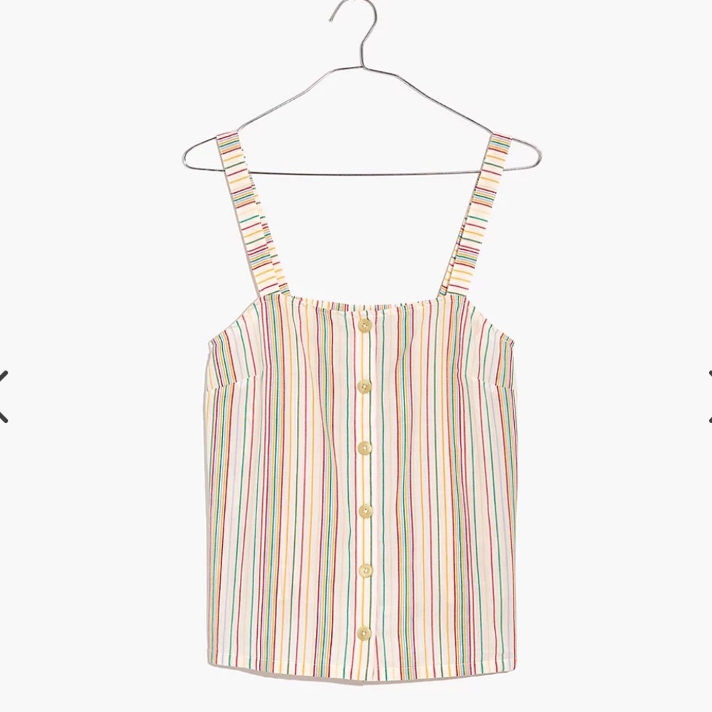 Madewell Cotton Striped Tank